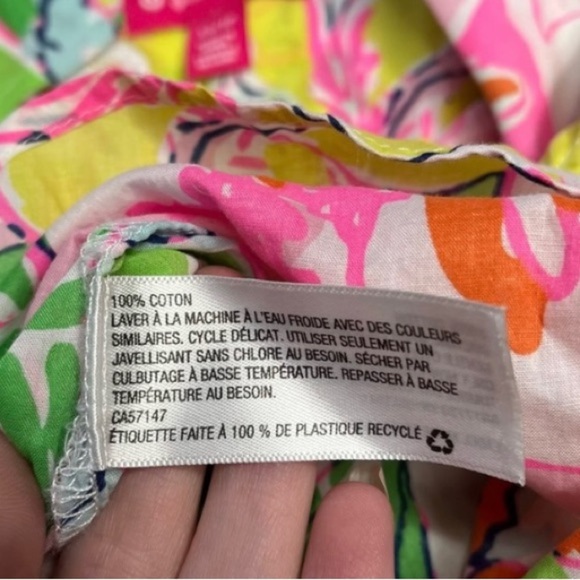 Lilly Pulitzer for Target Shirt Nosey Posey XS - Picture 4 of 6